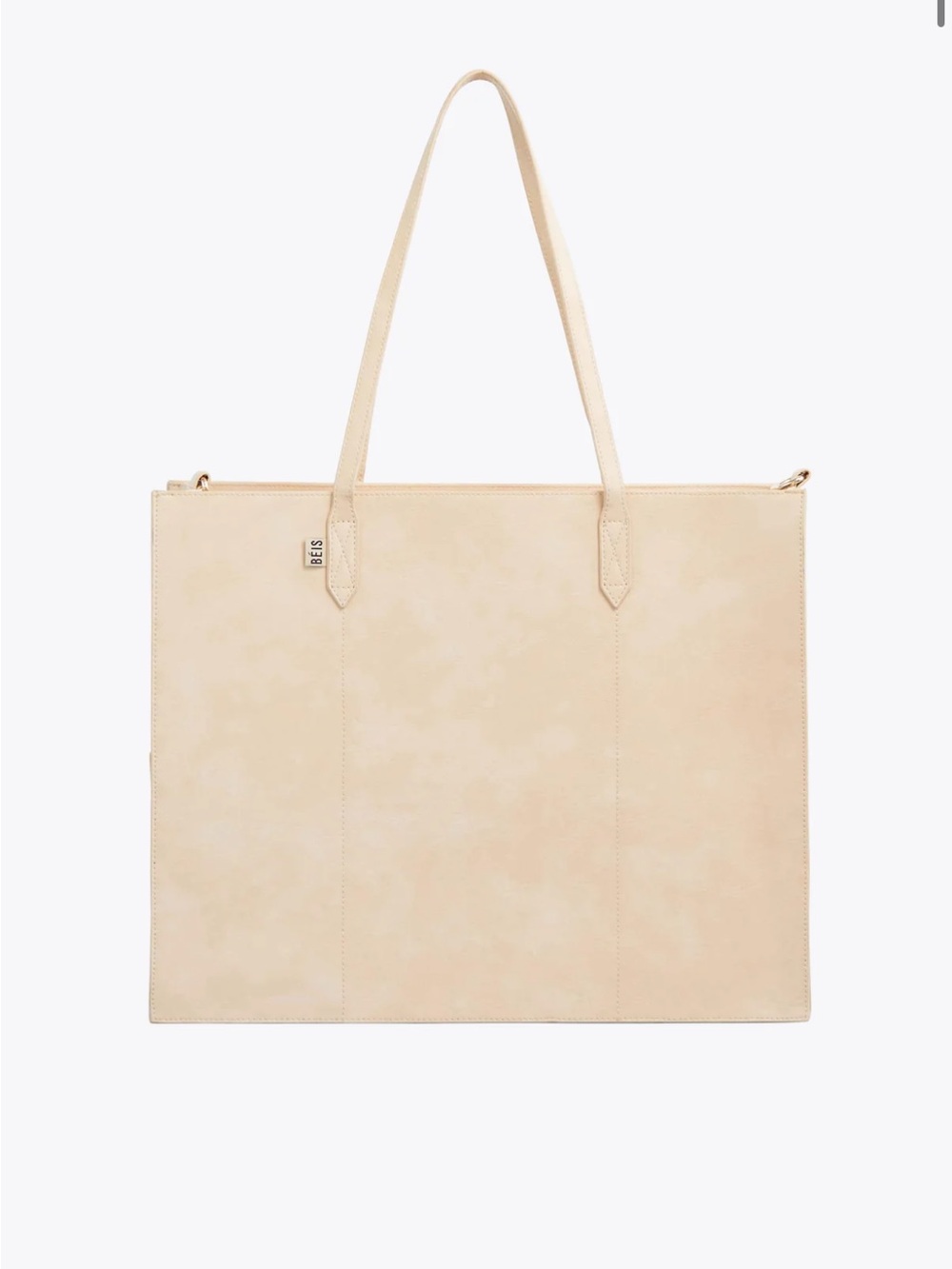 Beis The Large Work Tote in Beige